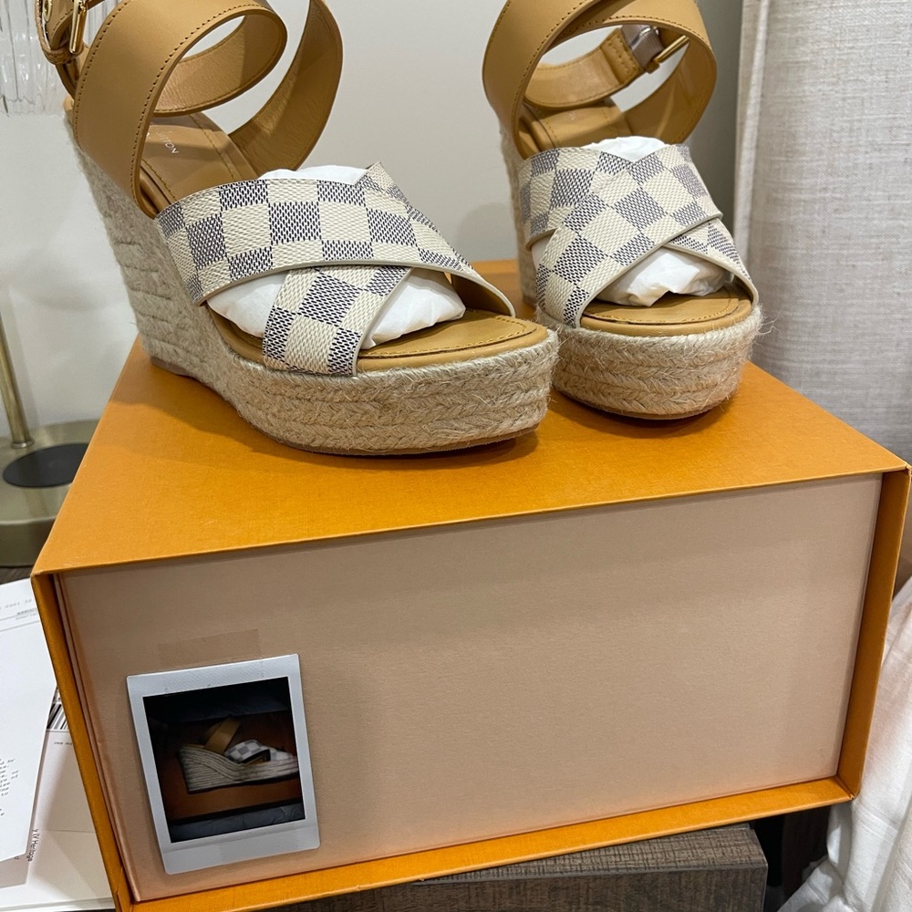 Louis Vuitton Starboard Wedge Sandal